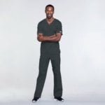Мужской медицинский костюм Cherokee Core Stretch серый