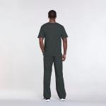 Мужской медицинский костюм прямого силуэта Core Stretch цвет- графитовый