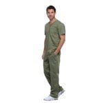 Traje médico de hombre Cherokee Revolution oliva - Imagen 3