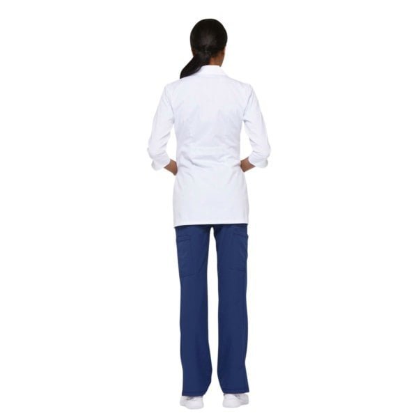 Dickies chaqueta médica de las mujeres color blanco