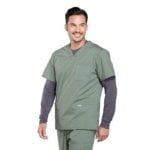 Traje médico para hombre de Cherokee Professionals - Color oliva (OLV) - Imagen 3