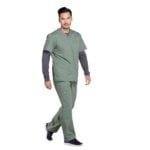 Traje médico para hombre de Cherokee Professionals - Color oliva (OLV) - Imagen 4