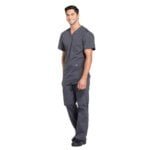 Traje médico masculino de Cherokee Professionals - Color gris (PWT) - Imagen 3
