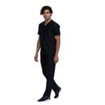 Cherokee FORM traje médico de los hombres - color negro BLK (personalizado) - Imagen 2
