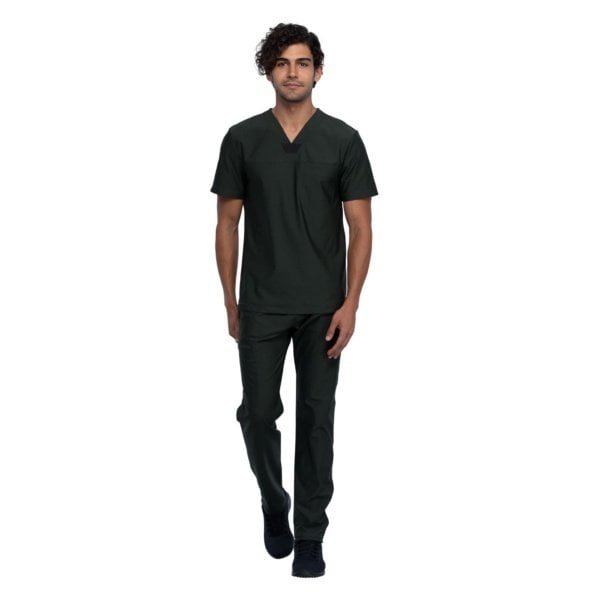 Traje médico de hombre Cherokee FORM - OLBA color oliva (bajo petición)
