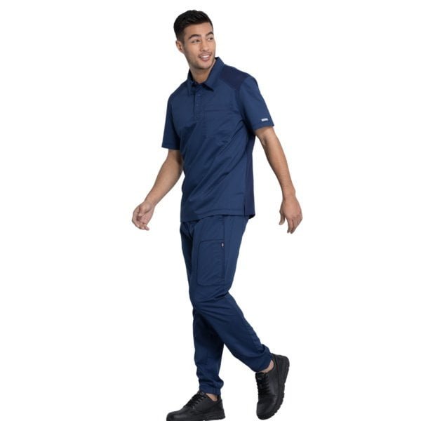 Traje médico polo hombre Cherokee azul