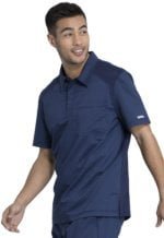 Traje médico polo hombre Cherokee azul - Imagen 2