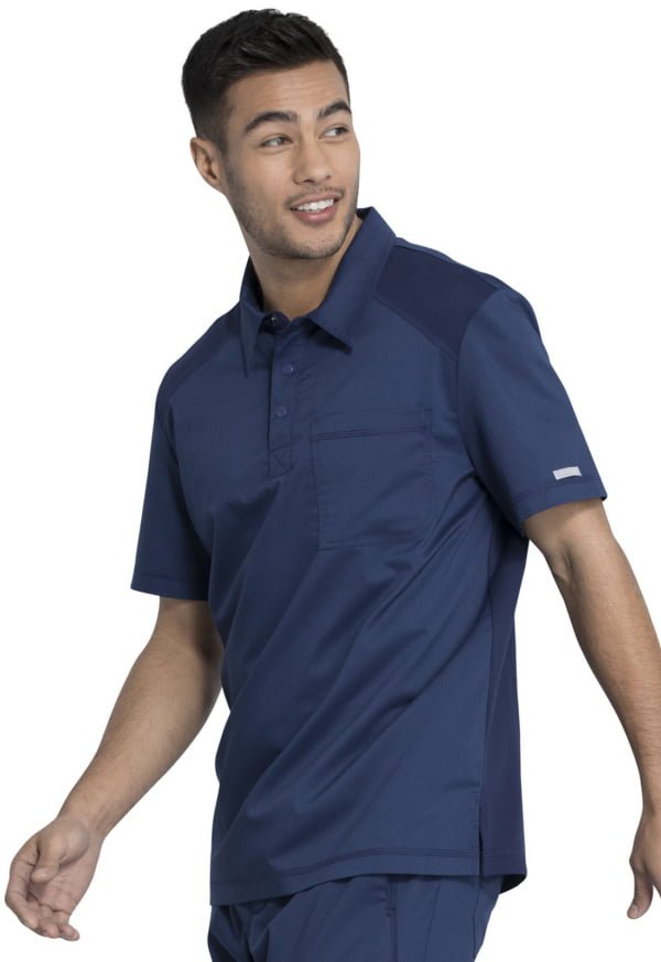 Traje médico polo hombre Cherokee azul