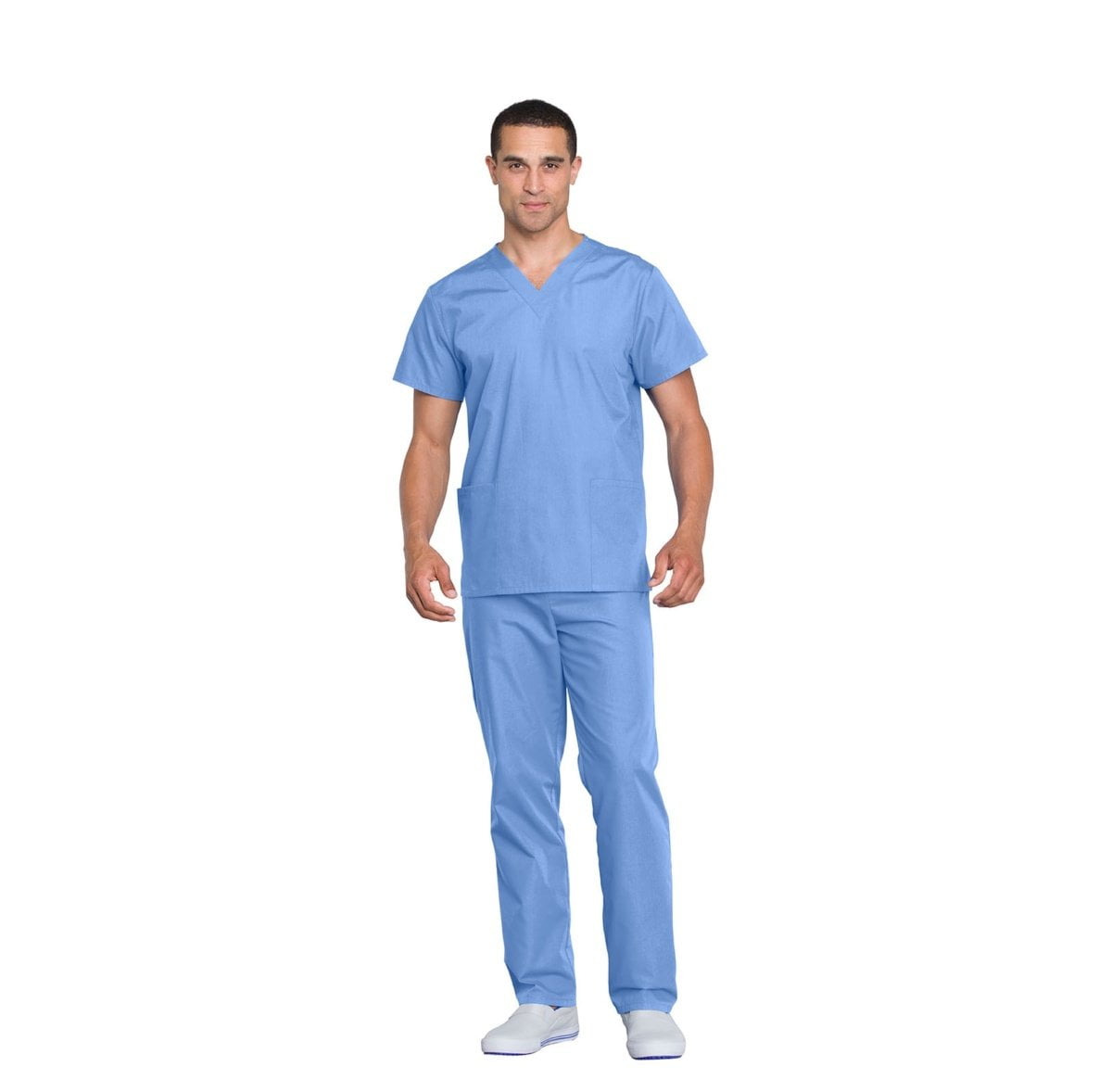 Мужской медицинский костюм Cherokee Original синий . Костюмы для клиник Корпоративные медицинские костюмы Одежда для клиники Спец одежда