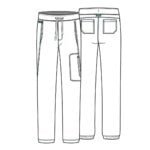 Traje médico para hombre Cherokee Revolution - Color azul marino (NAV)) - Imagen 9