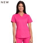 Traje médico de las mujeres de los profesionales de Cherokee - color rosa (EEPI)