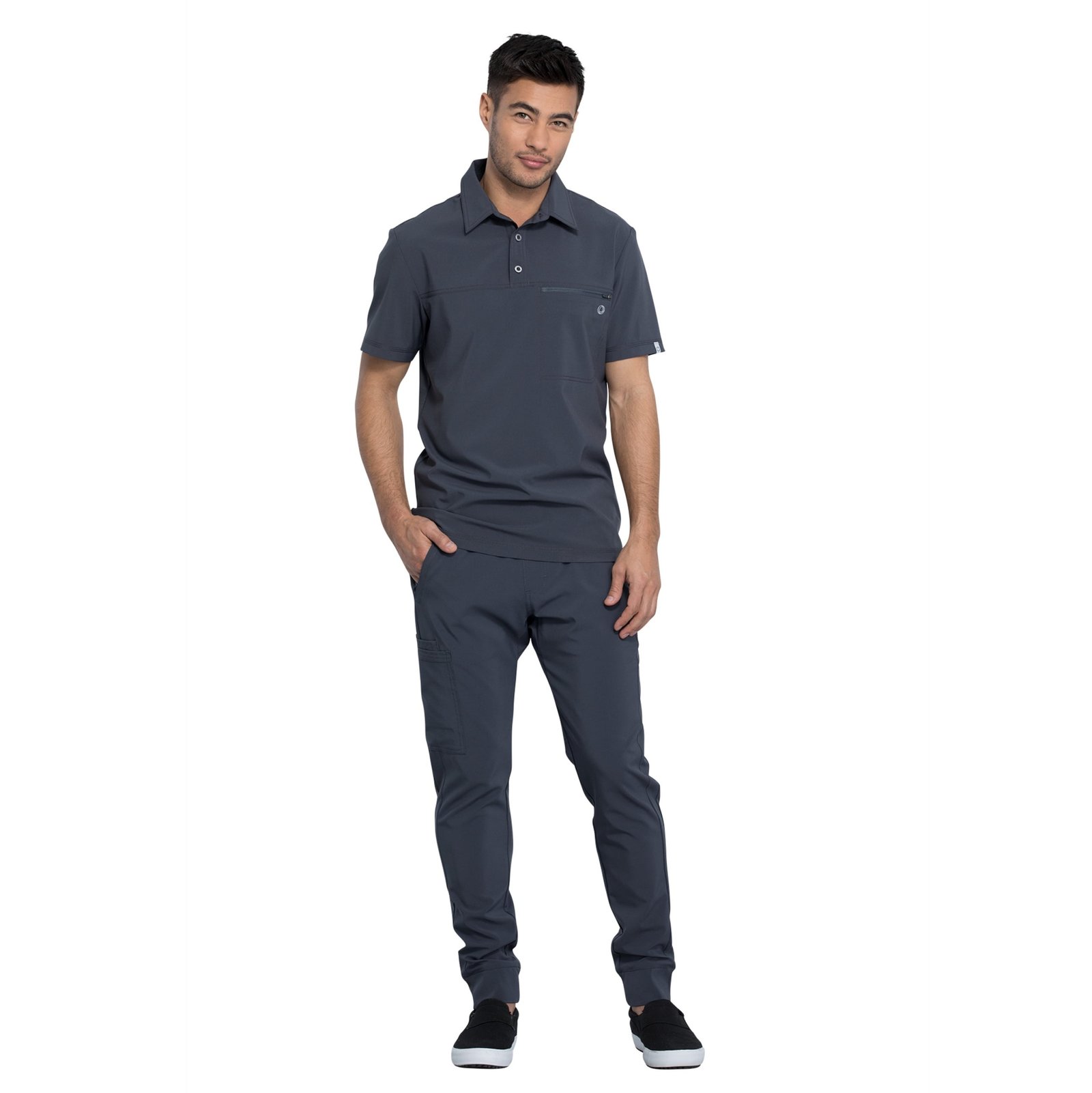 CK825A_PWPS Traje médico para hombre Cherokee Infinity gris - Imagen 1