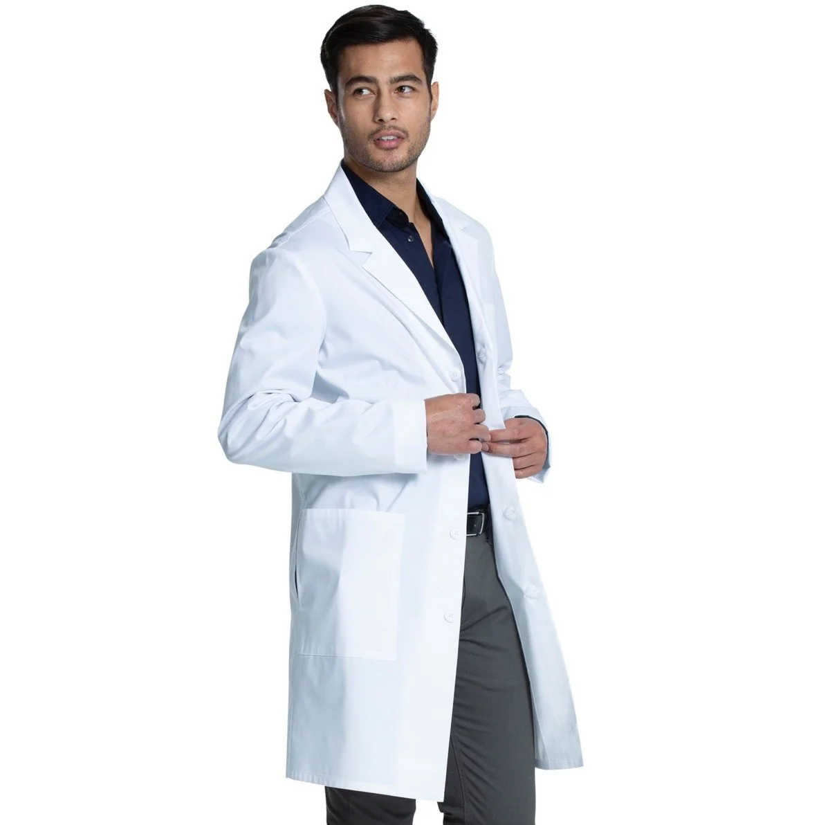 Bata médica para hombre Cherokee, artículo CK460 - Imagen 4