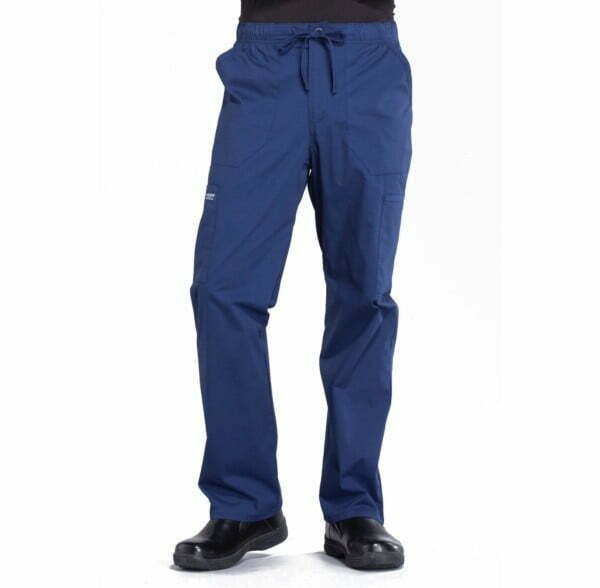 Cherokee Professionals Pantalones médicos para hombre Azul