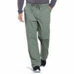 Cherokee Professionals pantalones médicos de los hombres verde claro