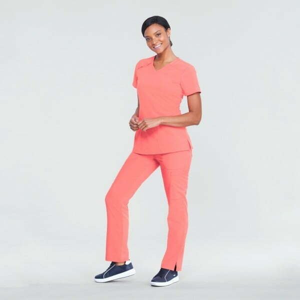 Dickies traje médico de las mujeres colores naranja neón Dickies traje médico de las mujeres colores naranja neón