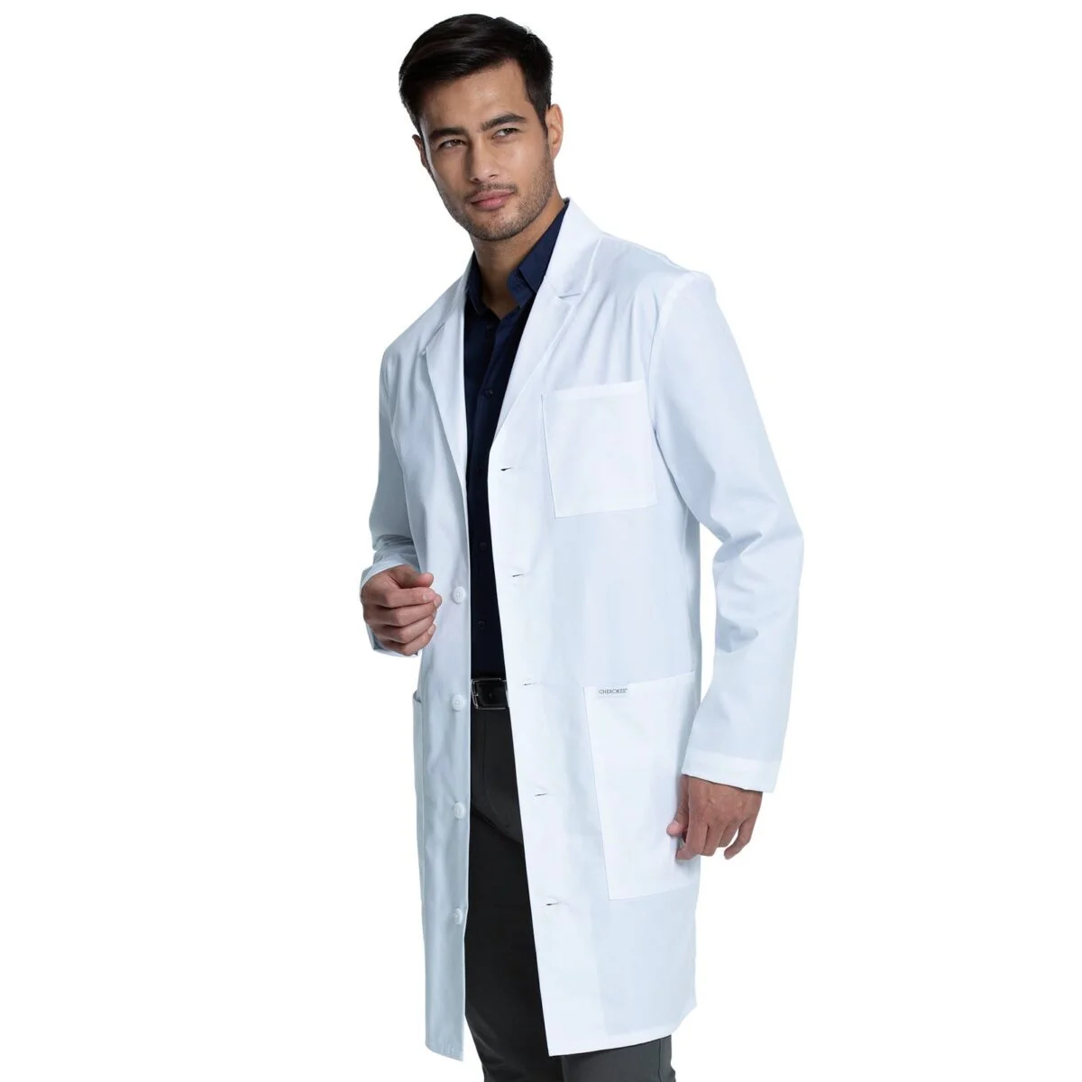 Bata médica para hombre Cherokee, artículo CK412 - Imagen 4