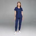Pijama sanitario mujer Grey's Anatomy Impact azul marino