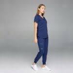 Pijama sanitario mujer Grey's Anatomy Impact azul marino - Imagen 7