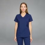 Pijama sanitario mujer Grey's Anatomy Impact azul marino - Imagen 5