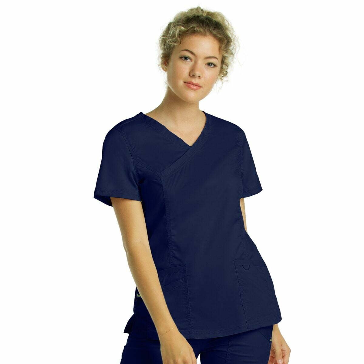 Pijama sanitario mujer Landau de color azul marino - Imagen 1