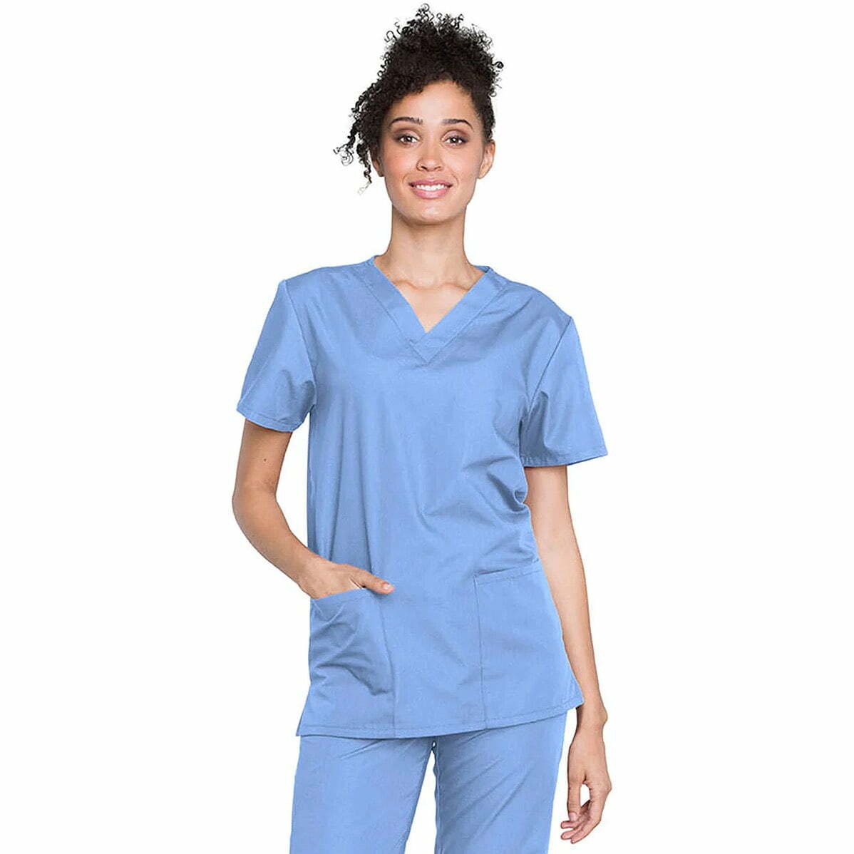que te diviertas físico Recuerdo Pijama sanitario mujer Cherokee Original de color azul - comprar uniformes  sanitarios en la tienda MedicalRopa