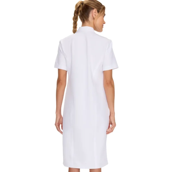 Bata médica entallada Cherokee para mujer blanco