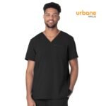 Pijama sanitario hombre Landau Urban negro - Imagen 4