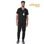 Pijama sanitario hombre Landau Urban negro