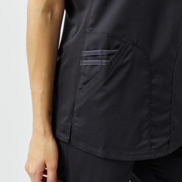 Conjunto sanitario mujer Cherokee Revolution grafito — casaca + pantalón