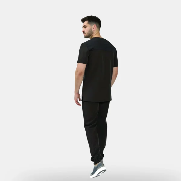 Pijama sanitario hombre PLUM de color negro