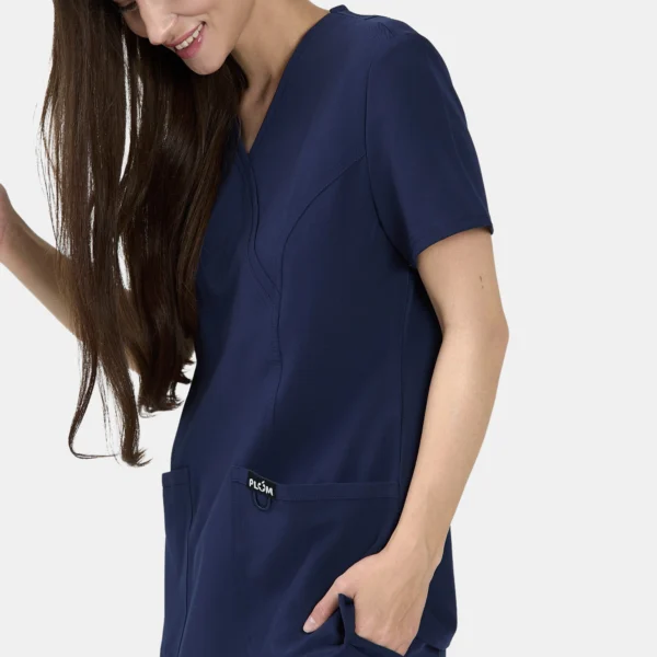Top sanitario mujer PLUM  de color  azul