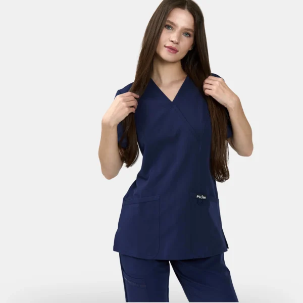 Pijama sanitario mujer PLUM  de color  azul