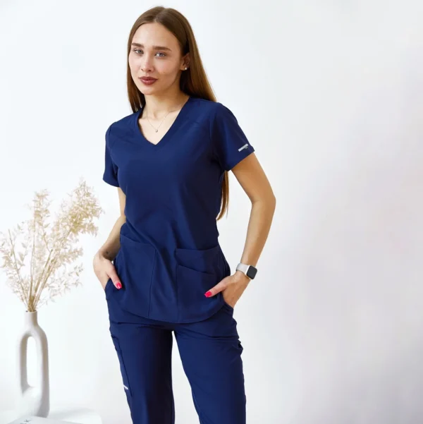 Pijama sanitario mujer Skechers  de color azul marino