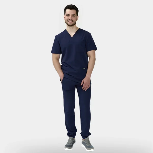 Pijama sanitario hombre PLUM de azul