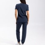 Pantalón médico jogger de mujer Plum grafito - Imagen 4