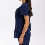 Top sanitario mujer PLUM de color azul - Imagen 4