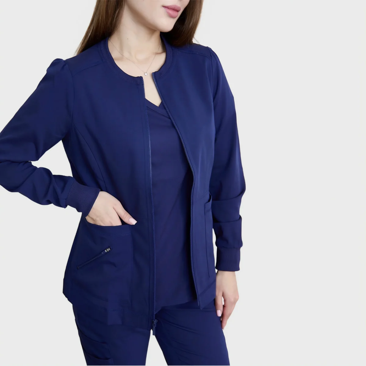 Grey’s AnatomyTM by Barco Chaqueta médica de las mujeres Spandex azul - Imagen 2