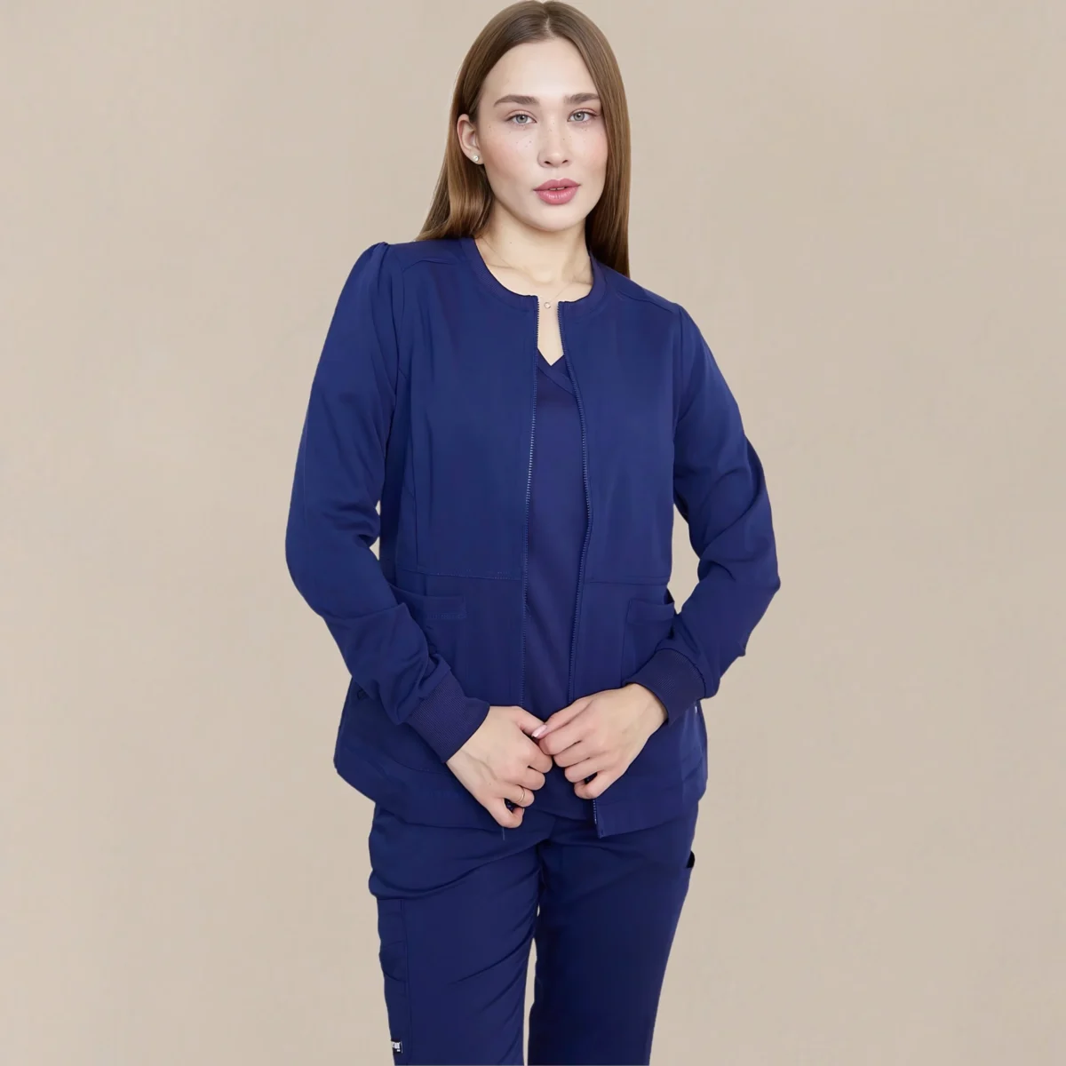 Grey’s AnatomyTM by Barco Chaqueta médica de las mujeres Spandex azul - Imagen 1