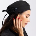 Gorro médico para mujer PLUM negra