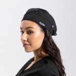 Gorro médico para mujer PLUM negra - Imagen 6