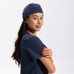 Gorro médico para mujer PLUM grafito - Imagen 4