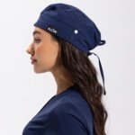 Gorro médico para mujer PLUM azul