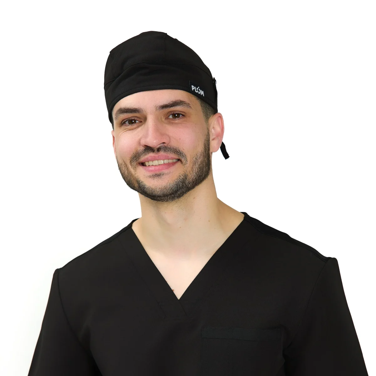 PLUM Gorra Médica para hombre Negro - Imagen 4