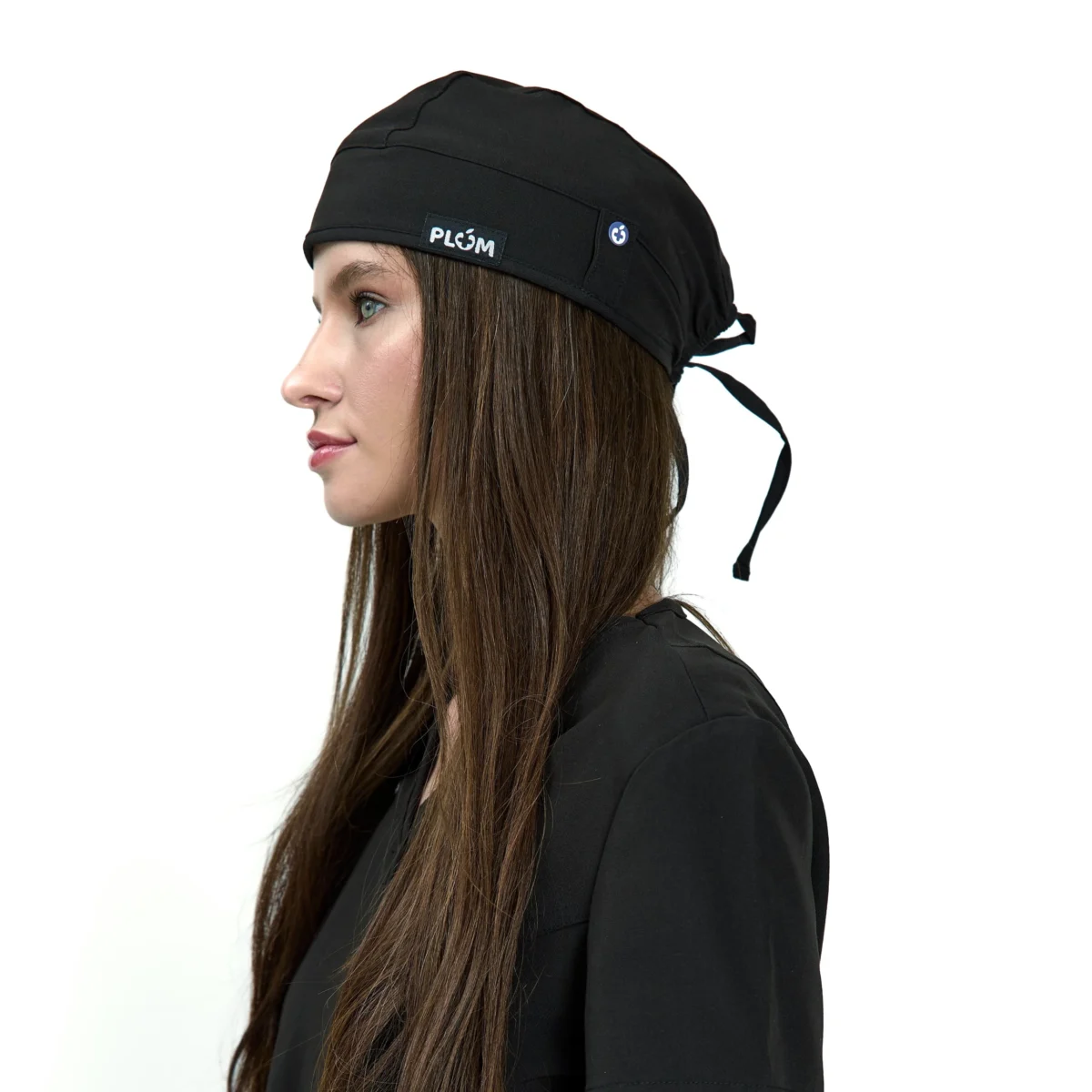 Gorra médica PLUM hembra negra - Imagen 4