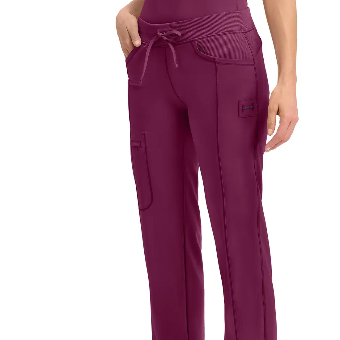 Conjunto sanitario para mujer Cherokee Infinity color vino - Imagen 4