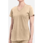Conjunto sanitario de mujer HEALING HANDS de color beige - Imagen 4
