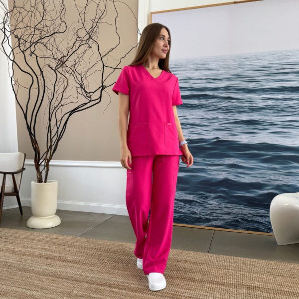 Conjunto sanitario de mujer Cherokee Originals Ultra de color rosa