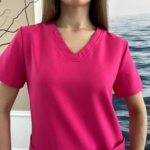 Conjunto sanitario de mujer Cherokee Originals Ultra de color rosa - Imagen 6