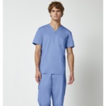 Traje médico de hombre Cherokee Revolution de color lila